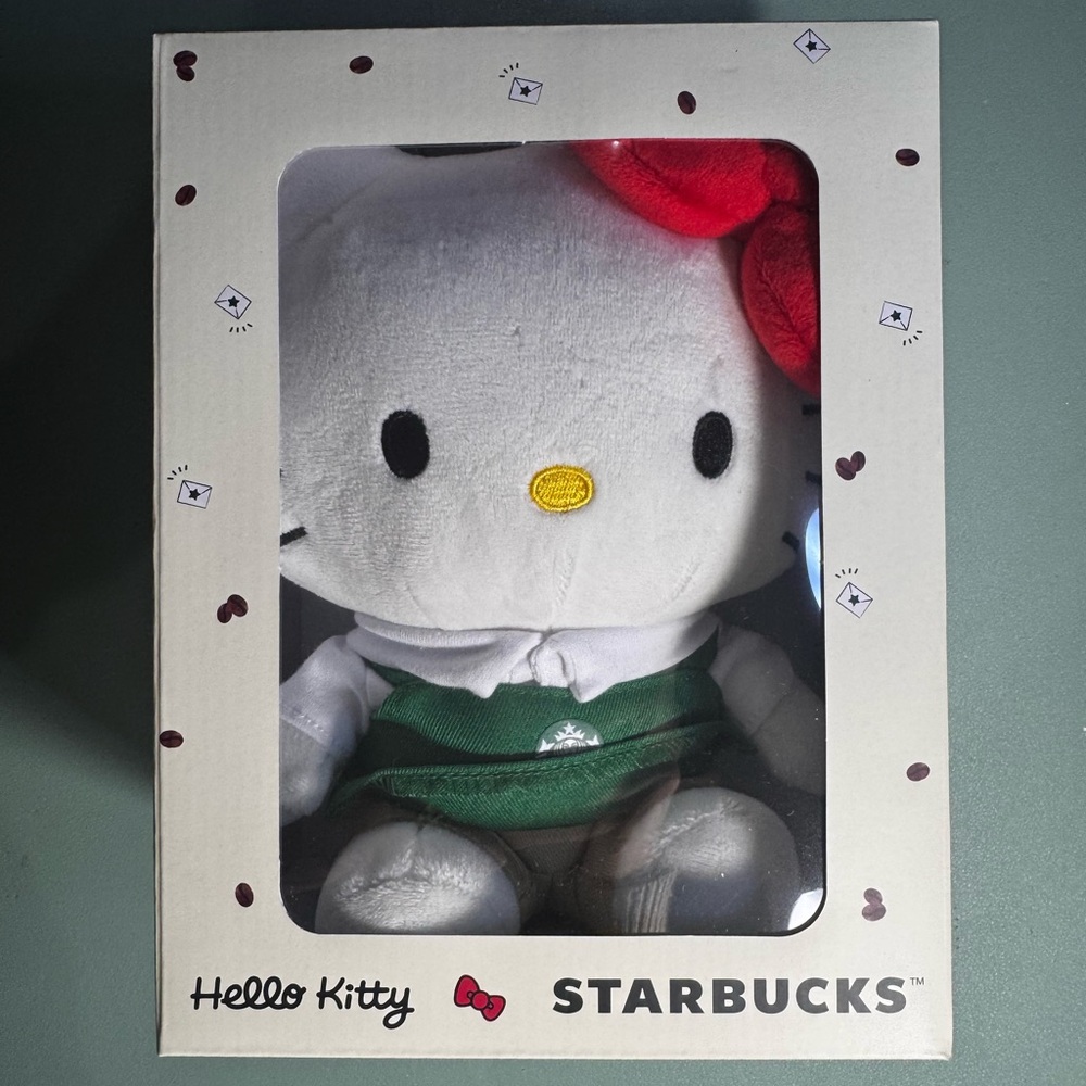 Starbucks 2025 x Hello Kitty “Together in Fun Forever” Plush Doll